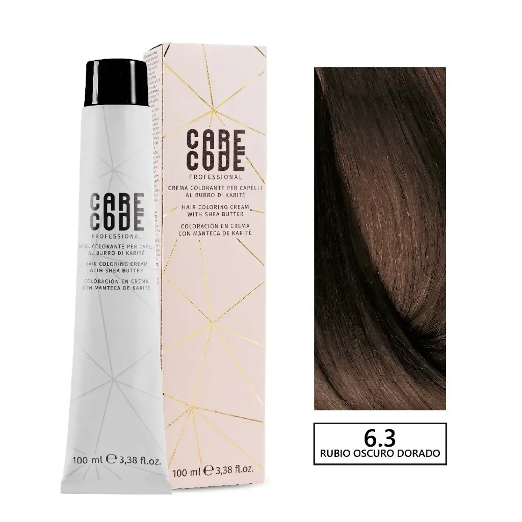 CARECODE HAIR COLORING CREAM 100ML 6,3