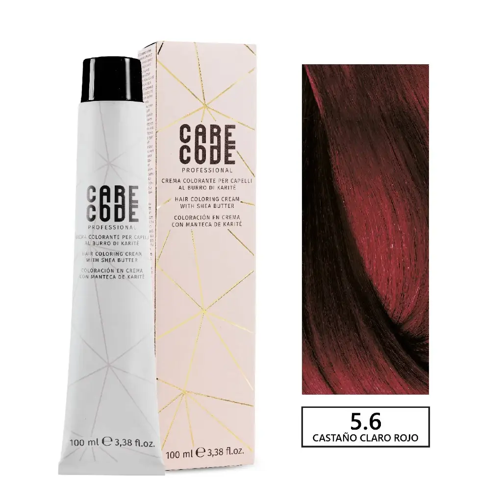 CARECODE HAIR COLORING CREAM 100ML 5,6