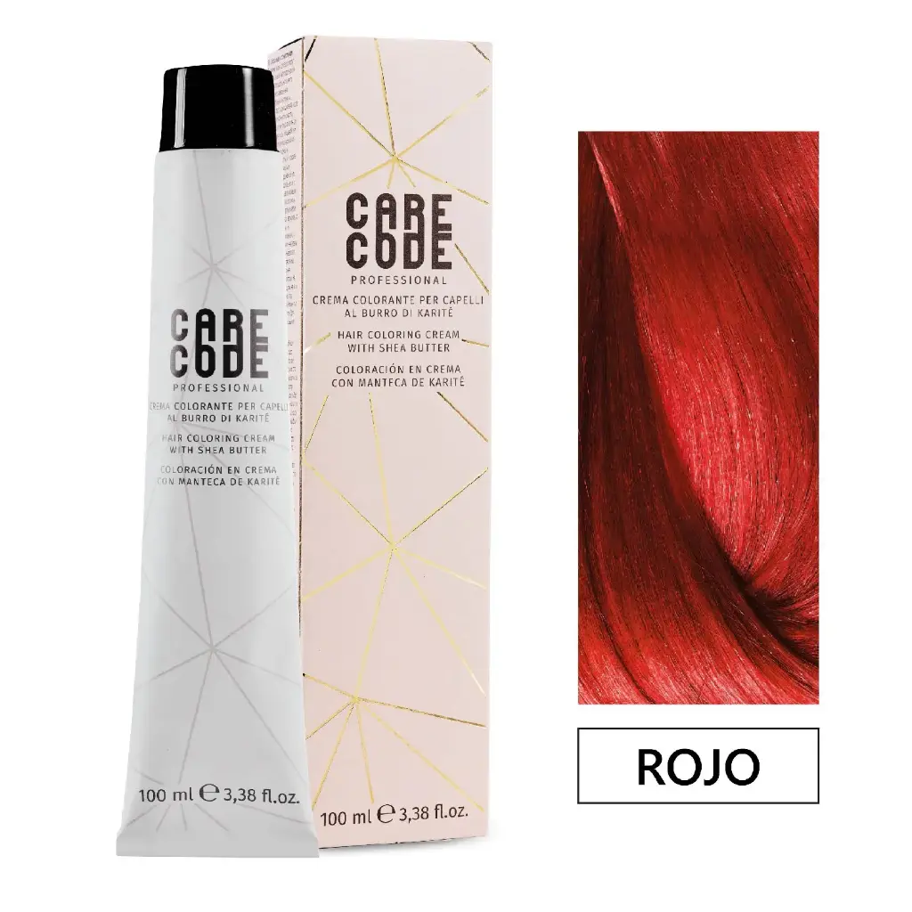 CARECODE HAIR COLORING CREAM 100ML ROSSO